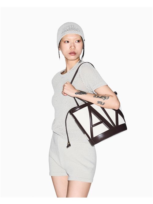 Borsa a secchio di tela minimalista ARMANI EXCHANGE | XW002607AF22635/M6262